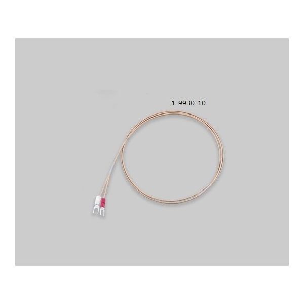 アズワン 被覆熱電対(デュープレックス) シリカガラス被覆 Y端子 5m 英語版校正証明書付 DG-K-5m 1本 1-9930-10-56（直送品）