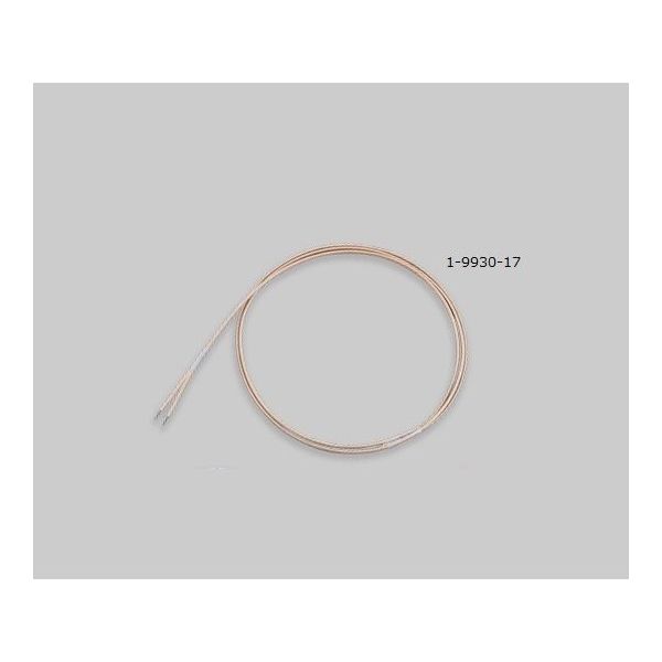 アズワン 被覆熱電対(デュープレックス) シリカガラス被覆 素線 5m 英語版校正証明書付 DG-K-5m 1本 1-9930-17-56（直送品）