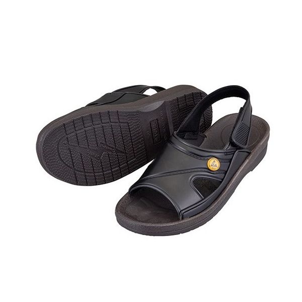 アズワン アズピュアESDサンダル 黒 LL 4-1206-01 1足（直送品）