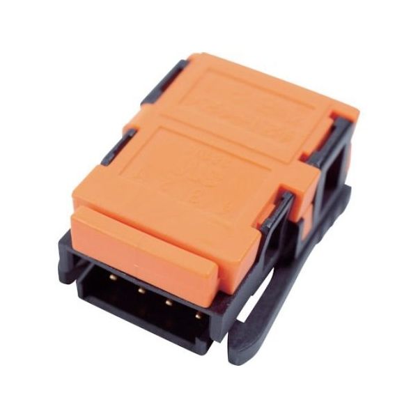 スリーエム ジャパン リンクコネクタ ワイヤーマウントコネクタ4極 ラウンドケーブル用 38104-E018-E00 FL 1個（直送品）