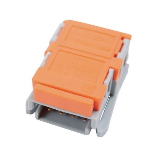 スリーエム ジャパン リンクコネクタ ワイヤーマウントコネクタ4極 ラウンドケーブル用 38104-E020-G00 FL 1個（直送品）