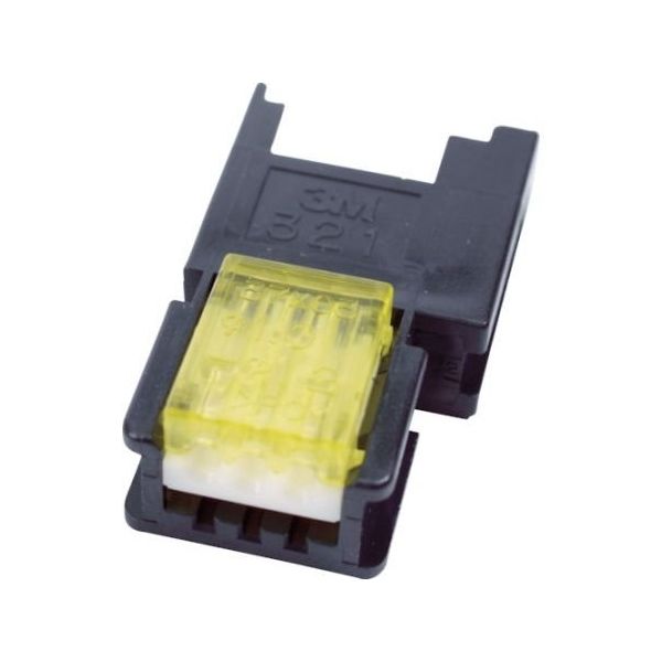 スリーエム ジャパン ミニ・クランプ ワイヤーマウントソケット3極 ケーブル中継接続用 37303-3122-000 FL 1個（直送品）