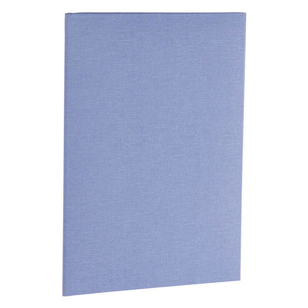 ナカバヤシ 証書ファイル A4/A3対応 二つ折り 紙製クロス貼り 片面パッド入り 薄紫 FSP-A4C-LP 1冊（わけあり品）