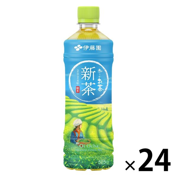 伊藤園 おーいお茶 新茶 525ml 1箱（24本入） - アスクル