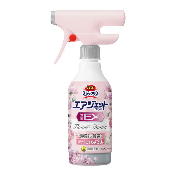 バスマジックリン エアジェット 除菌EX 液体スプレー フラワーシャワーの香り 本体 400ml 1個 花王