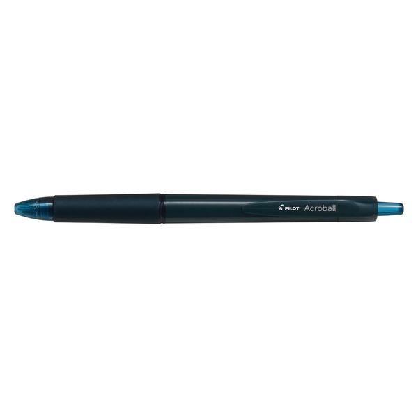 パイロット 油性ボールペン アクロボール 0.5mm ディープグリーン軸 黒インク BAB-15-DGB 1セット（1本×10）