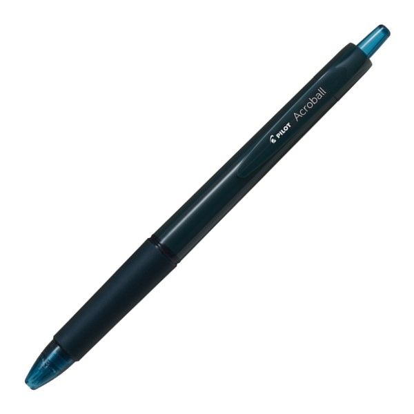 パイロット 油性ボールペン アクロボール 0.5mm ディープグリーン軸 黒インク BAB-15-DGB 1セット（1本×10）