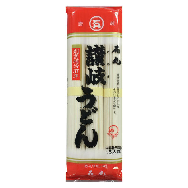 石丸製麺 讃岐うどん500g 1個