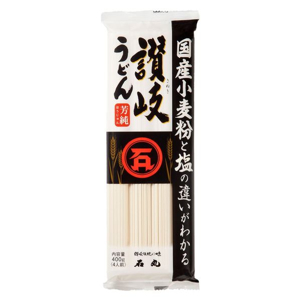 石丸製麺 国産 芳純讃岐うどん 400g 1個