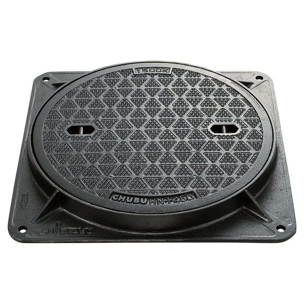 中部コーポレーション 軽荷重用ハイグリップマンホールカバー CMHー2 CMH-2-600N 1個（直送品） 24,949円