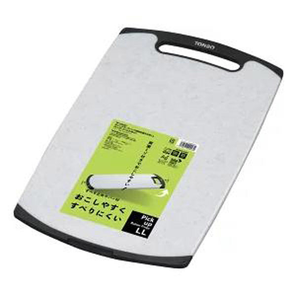 新輝合成 おこしやすいラバー付耐熱抗菌まな板 LL 136931 1個（直送品）