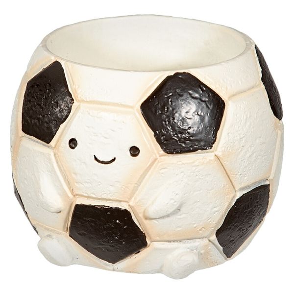 ケー・イー・アイ リトルレジンポット サッカーボール 1号ポット