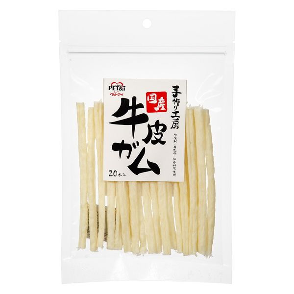 ペットアイ 手づくり工房 国産 牛皮ガム 20本 299362 1個（直送