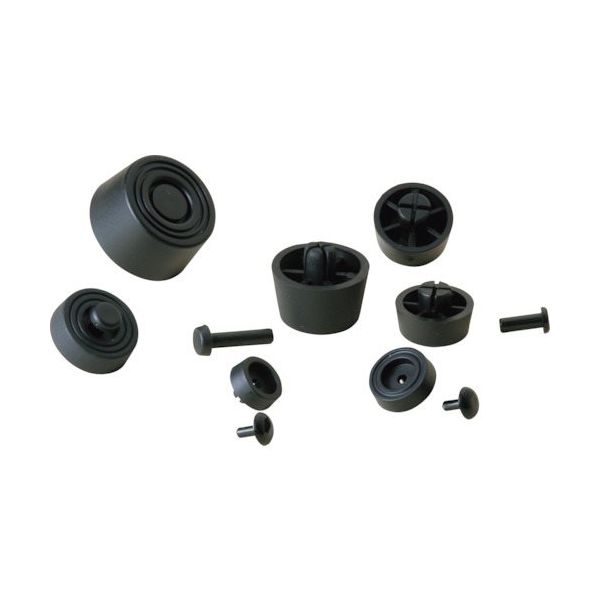 タカチ電機工業 タカチ ワンタッチ式ゴム足 TP-1 1袋(10個) 266-8406（直送品）