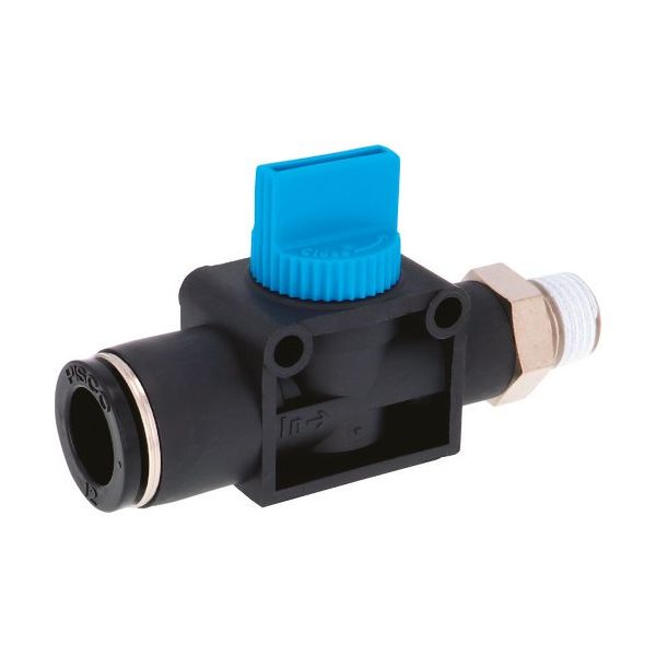 日本ピスコ ピスコ ハンドバルブ ストレートA3方弁チューブ12出力R1/4 HV12-02 1個 123-4453（直送品）