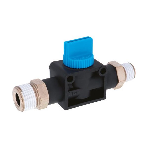 日本ピスコ PISCO ハンドバルブ ニップル3方弁チューブR3/8出力R1/4 HV03-02 1個 147-2238（直送品）