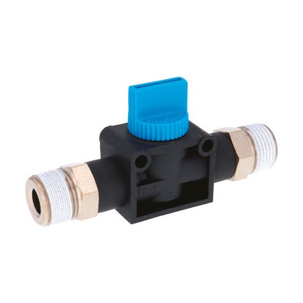 日本ピスコ PISCO ハンドバルブ ニップル3方弁チューブR3/8出力R3/8 HV03-03 1個 147-6991（直送品）