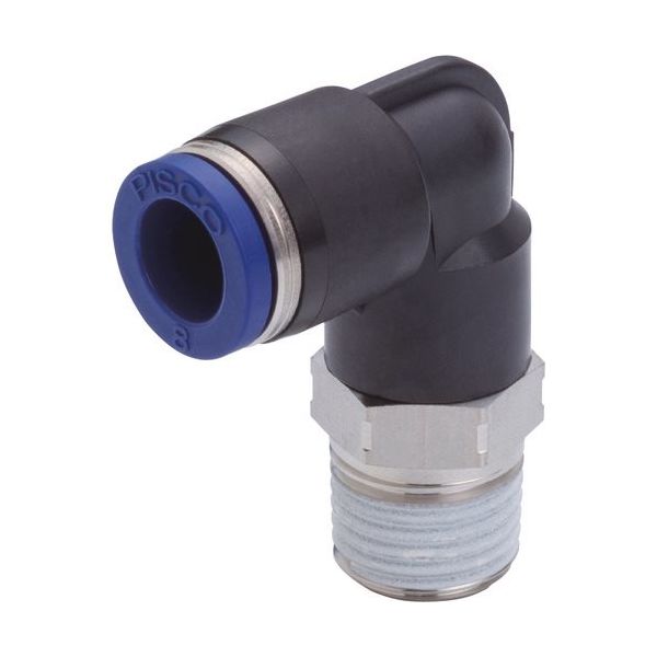 日本ピスコ PISCO SUS304継手 エルボ PL8-01SUS 1個 178-1968（直送品）