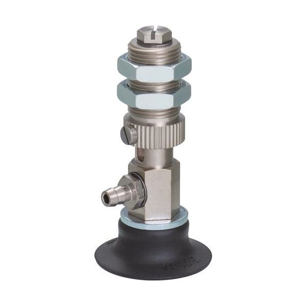 ピスコ 真空パッド スタンダードタイプ パッド外径:10mm ニトリルゴム スプリング式 真空取出口:横 VPD10-6RN-6B 1個（直送品）