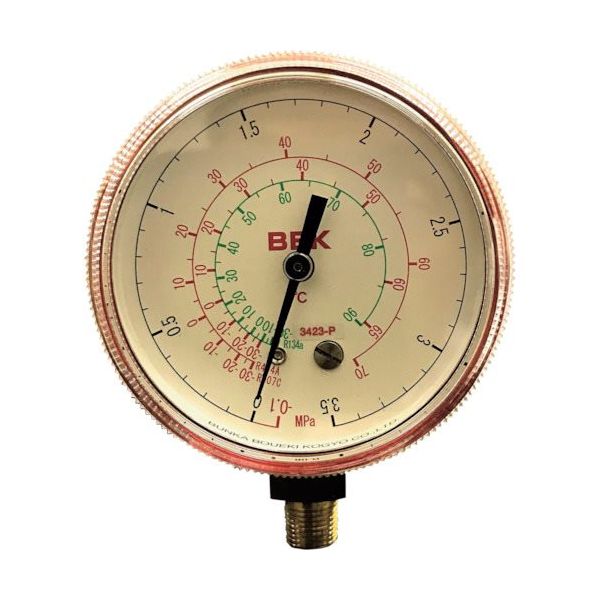 BBKテクノロジーズ BBK 高圧連成計(R407C/404A) 3423-P 1個 162-1741（直送品）