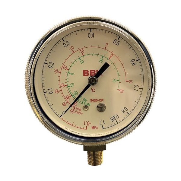 BBKテクノロジーズ BBK 低圧連成計(R407C/404A) 3425-CP 1個 162-3256（直送品）