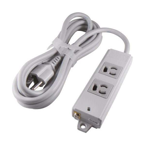 アメリカン電機 抜止形 OAタップ2ケ口 接地2P15A125V A8140 1本 134-7245（直送品）