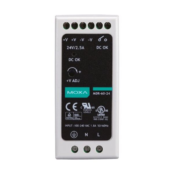 アイ・ビー・エス・ジャパン MOXA MDRー60ー24 1個 168-8271（直送品）