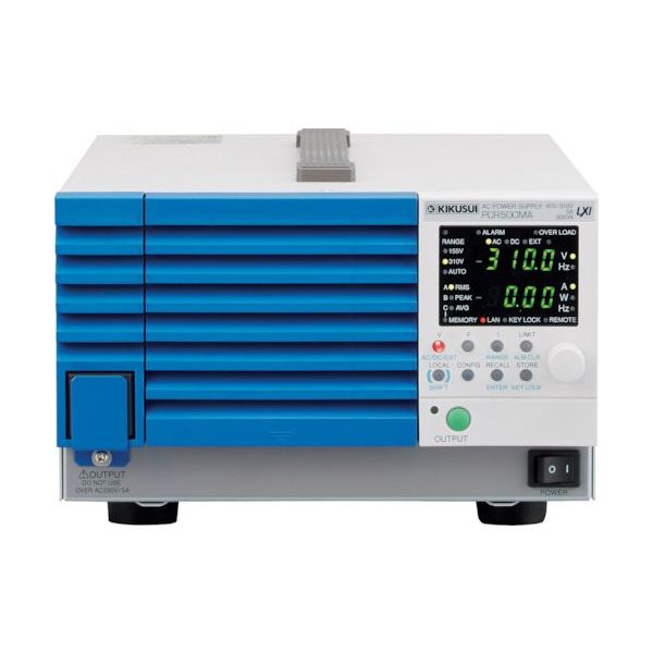 菊水電子工業 菊水電子 コンパクト交流安定化電源 PCRーMAシリーズ PCR500MA 1台 344-0016（直送品）