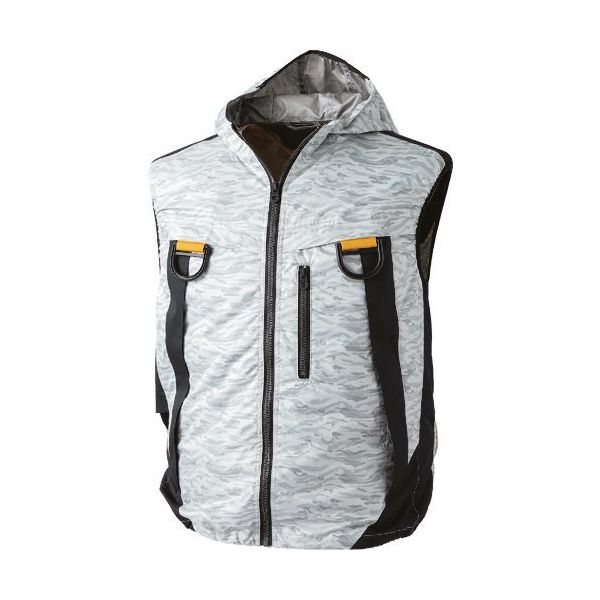 山真製鋸 YAMASIN 神風ウェアセット匠 YZVベストLL タイガー迷彩ホワイト YZV-H1-LL-SET 1個 213-3519（直送品）