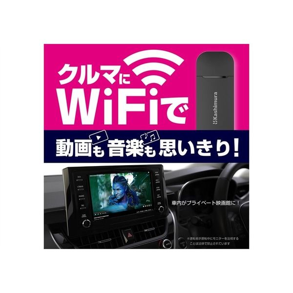 カシムラ 無線LANルーター/USB SIMフリー 4G KDー249 KD-249 1台（直送