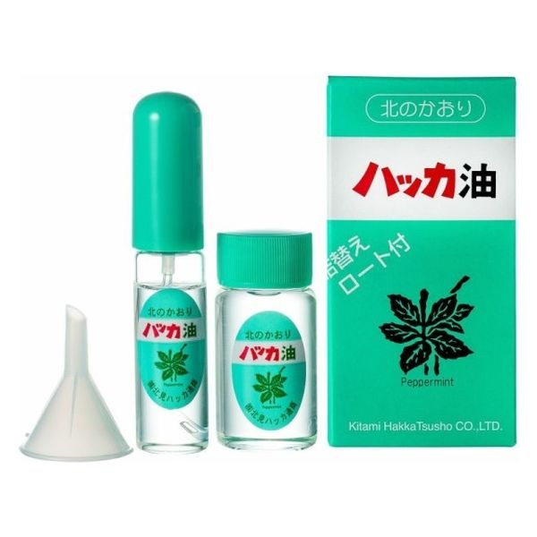 ハッカ油セット スプレー10ml+ボトル20ml 北見ハッカ通商 - アスクル