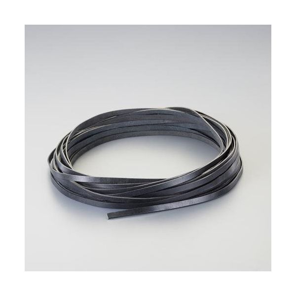 エスコ 8mmx12m 革紐(黒) EA911AM-66 1本（直送品） - アスクル