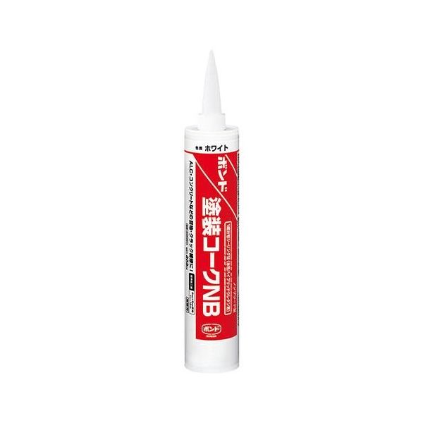 エスコ 333ml 塗装コークNB(ホワイト) EA930AM-43 1セット(6本)（直送品）