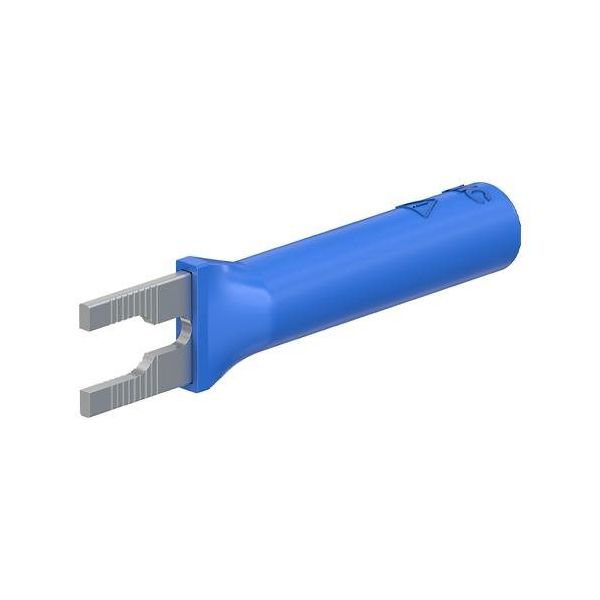エスコ Y形端子 変換アダプター(青) EA940DP-713 1セット(26個)（直送品）