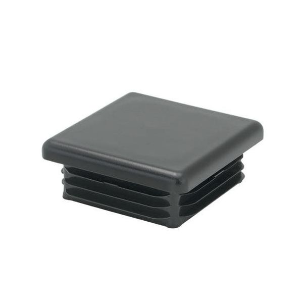 エスコ 20x 20mm 角型保護キャップ(黒/20個) EA983FP-205 1セット(25袋)（直送品）
