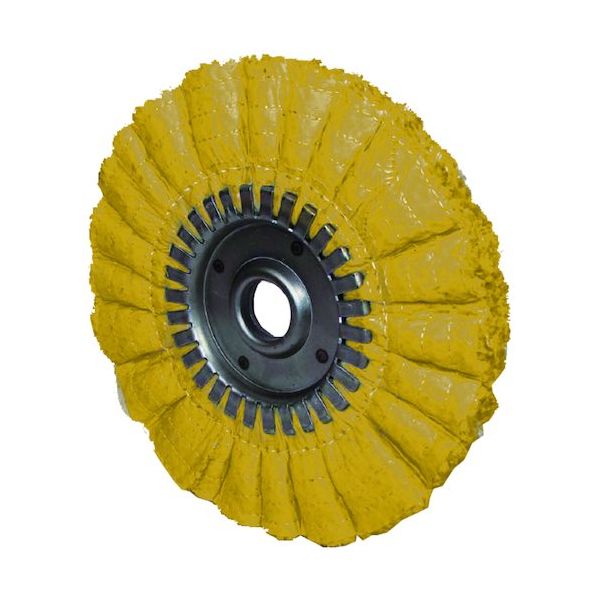 柳瀬 ヤナセ オープンサイザルバフ 色処理 360x150x25.4 イエロー OSB355-Y 1台(1個) 417-8790（直送品）