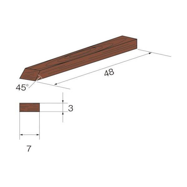 日本精密機械工作 リューター ウッドラッピングチップ Q4801 1個(2本) 543-3896（直送品）