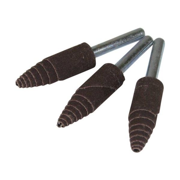 柳瀬 ヤナセ 軸付カートリッジロール テーパー型 15x40x6 #100 RT15406 1セット(10本) 422-5574（直送品）