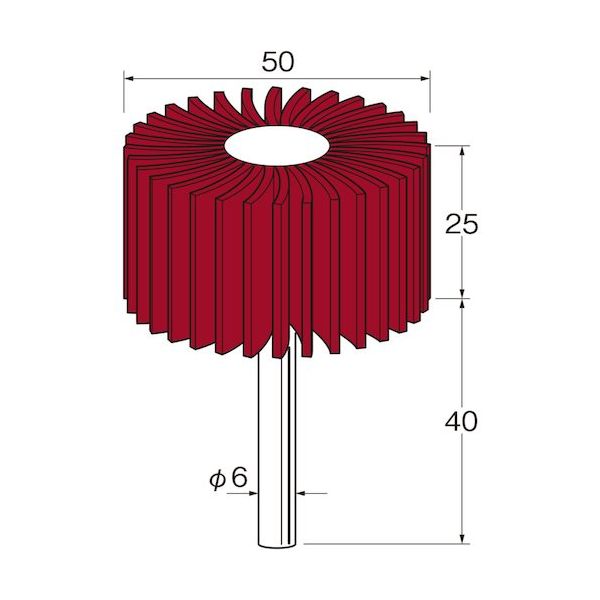 日本精密機械工作 リューター セラミックフラップサンダー S1041 1台(2本) 543-3841（直送品）