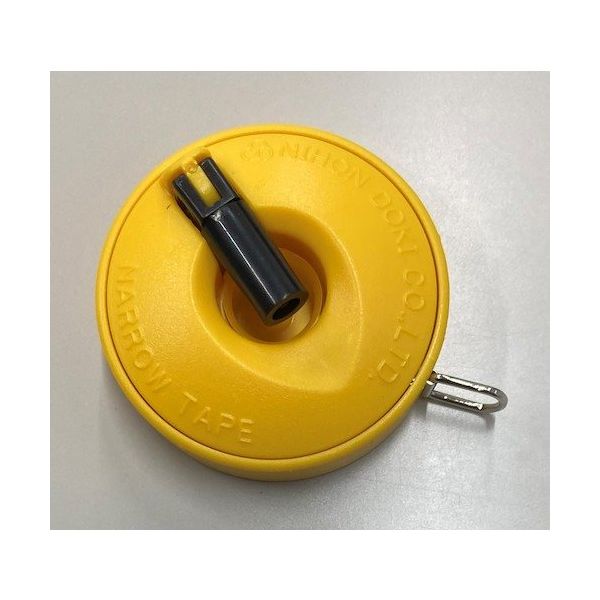 日本度器 8mm巾鋼製巻尺 細巾巻尺 3m S8-3 1本(1個) 563-0328（直送品）