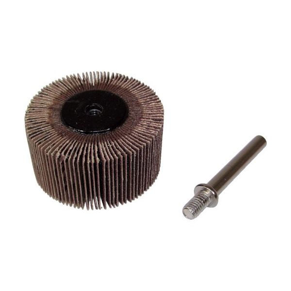 柳瀬 ヤナセ ワンタッチ軸付フラップホイール 30x25x3 #60 UFN30253A4 1セット(10本) 812-7062（直送品）