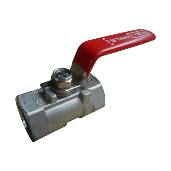 大和バルブ ボールバルブ 25A(600型、レデューストボア、ステンレス) VU3 25A 1個 473-4267（直送品）