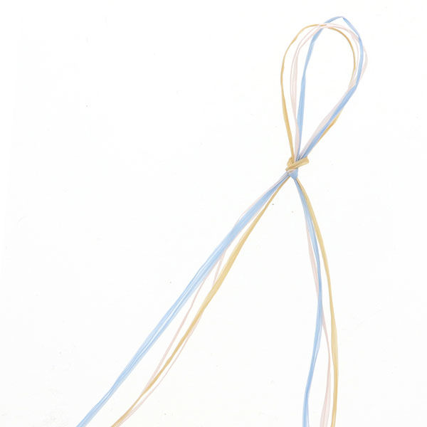 シモジマ リボン レーヨンラフィア 3×30 ナチュラルブルー 4901755963120 1箱(10巻)（直送品）