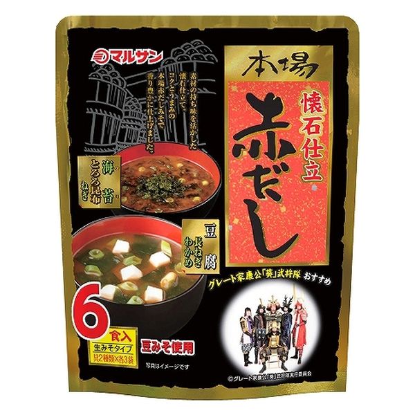 マルサンアイ マルサン 即席本場赤だし 6食 x7 4901033184865 1