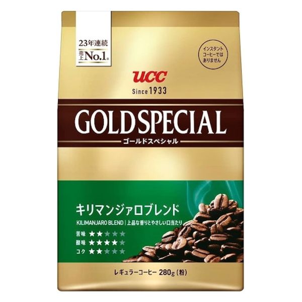 UCC上島珈琲 UCC ゴールドスペシャル キリマンジァロブレンド粉 280g x6 4901201149016 1セット(6個)（直送品）