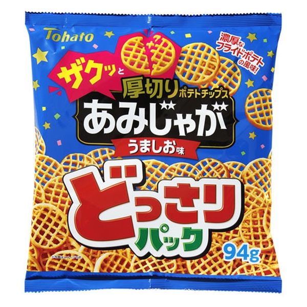 東ハト あみじゃが うましお味どっさりパック 94g x10