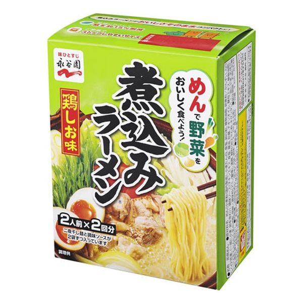 永谷園 煮込みラーメン 鶏しお味 284g x4 4902388460314 1セット(4個)（直送品） - アスクル