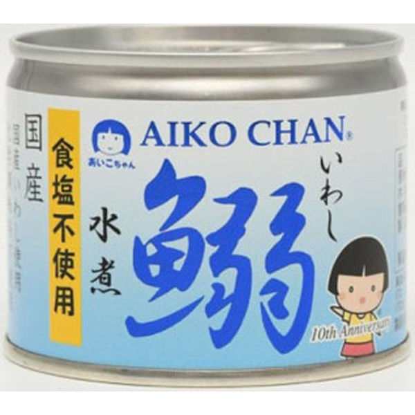 伊藤食品 あいこちゃん 鰯水煮食塩不使用 190g x24