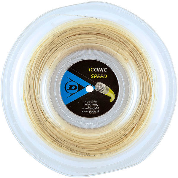 DUNLOP(ダンロップ) テニス 硬式ガット アイコニック・スピード 240m 130 ナチュラル DST32021 1個（直送品） 23,925円