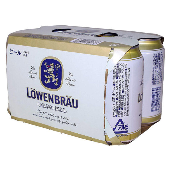 輸入ビール ビール レーベンブロイ 330ml 1セット（6本） - アスクル